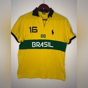 Polo Ralph Lauren Custom Fit Brasil Polo Shirt